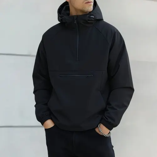 Men's Beige Zip Up Hoodie - Medium Size, Longsleeves, Zippered Pockets, Spring & Autumn Casual Wear, Outdoors Men's Clothing, Comfortable Stylish Top,sohochic