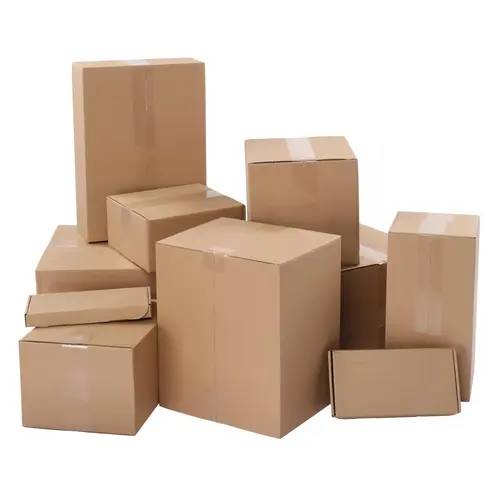 【Summervibes】Ubesgoo 50/100 Corrugated Paper Boxes 6*4*2"/4*4*4" Packaging, Moving for Home or Business,Yellow,Kraft brown,White Party Gift Packs