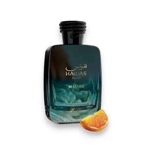 Rasasi | Hawas | Malibu | Men's Fragrance | 100 ML 3.4 OZ | Eau De Parfum | Iris - Lavender & Citrus