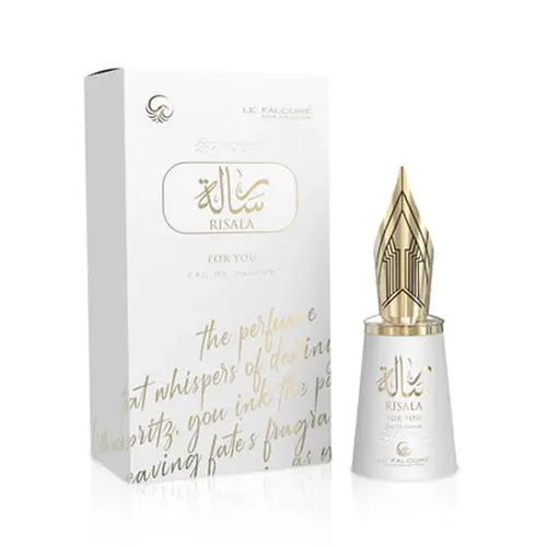 Le Falcone Risala For You Women's Eau De Parfum (100ml/3.4fl oz) - White Floral, Honeysuckle, Jasmine Fragrance with Vanilla Base, Perfume for Sale