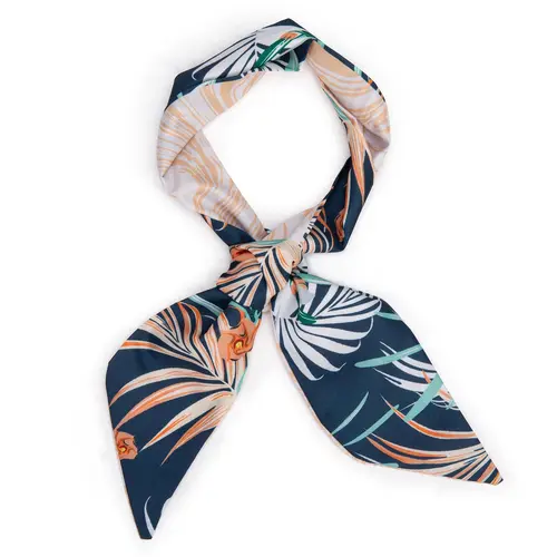 Silk Scarf Bow Bag Charm