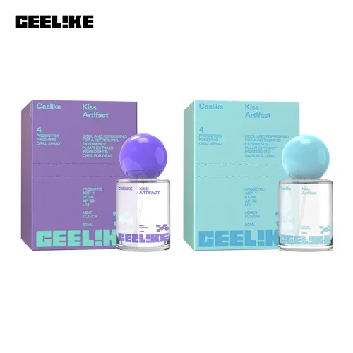 CEELIKE Oral Care Mouth Spray 2-Pack, Travel-Size Adult Liquid Breathspray, Mini Toiletries for Purse, Multi-Flavors for Instant Fresh Breath