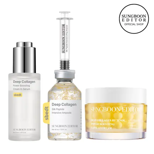 [SAVE 48%] Complete Firming Care Trio | Retinol, Collagen & Peptide Essentials for Hydration, Elasticity & Radiance Korean Hydrate Moisture Daily Lightweight