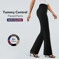 FireSwan Women's Stretchy Work Pants Business Casual Office Trousers Pull On Flare Slacks with 4 Pockets Comfortable & Flexible Design Greenish #TikTokShopSpringGlowUp,summervibes outdoorfun,summerwins,back to school shopping,sohochic