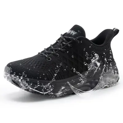Women's Athletic Non-Slip, Waterproof Work & Safety Footwear - Shoes for Greasy Floor Safety,sohochic