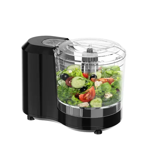 PANCERKA Power Electric Vegetable Chopper Tool - 3 Cup Food Processor, Kitchen Blender for Chop Blend, Mincing, Dicing & Puree (1.5 Cup Mixer Grinder Functionality),sohochic