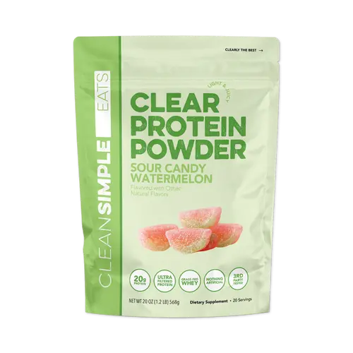Clear Protein Powder: Sour Candy Watermelon (20 Servings)
