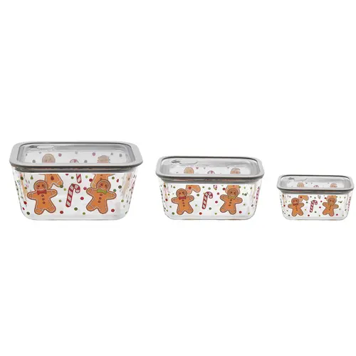 Temp-tations 3-Piece Glass Container Set w/ Vented Lids