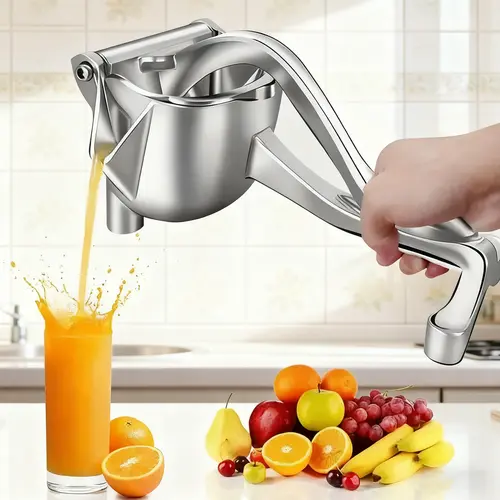 Aluminum manual press -Silent Hand juicer Effortless vegetable & Fruit Juice Extraction at Home!,sohochic