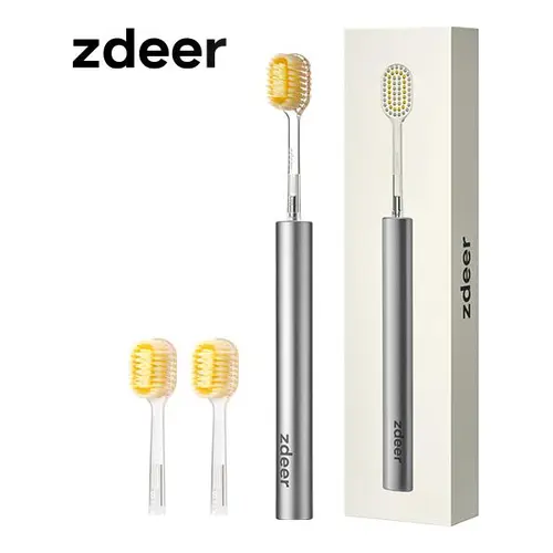 SohoChic zdeer toothbrush D4 Metal handle with replaceable brush head —  Eco-friendly and reusable Oral  sustainable