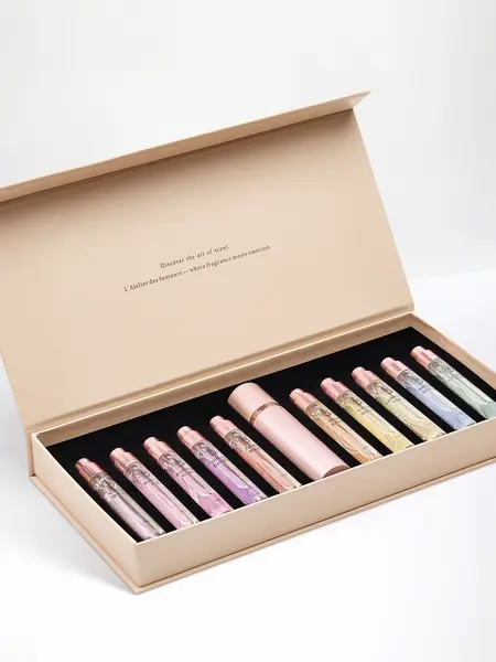 Maytime Find Your Scent Perfume Discovery Set (3.4 fl oz) – L’Atelier des Senteurs Collection, 10 Mini Long-Lasting Eau de Parfum, Floral Woody Fruity & Oriental Scents, Luxury Gift Set, Perfect for Gifting & Special Occasions, sohochic