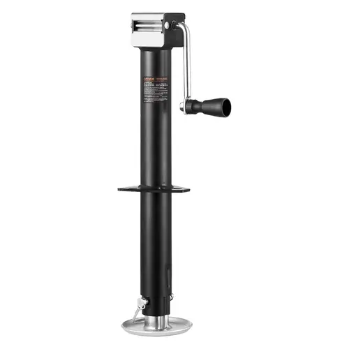 【toolupgrade】VEVOR Trailer Jack, weld on trailer jack for rv trailer, 2000 lbs Dynamic Capacity Pipe-Mount Swivel Trailer Tongue Jack with Handle, 10-Inch Lift for RV, Horse Trailer, Utility, Yacht Trailer
