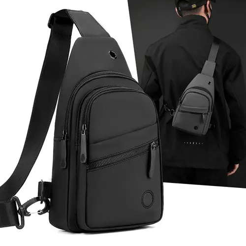 Small Sling Backpack Crossbody Sling Bag, Chest Bag Daypack Fanny Pack Cross Body Bag for Outdoors Hiking Traveling, Adjustable Crossbody Strap, Multifunctional Portable Bag Fathers Day Gift tiktokshopbacktoschool,back to school,back to school haul,sohoch