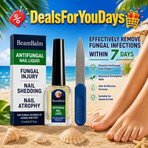 BEAMBALM Maximum Strength Natural Healthy Toenail Fungus Treatment, fungal Foot Spray | Triple-Action Formula Fights Foot Fungus, Clears Yellow & Thick Nails, Fast Itch Relief,sohochic