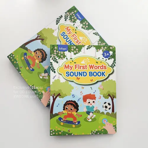 Interactive Animal Sound Language Toy for Toddlers Ages 1-6, Boosts Early Learning Curiosity & Speech, 10 Theme Learning, 300+ Word Sounds, Flash Cards, Hands-On Learning Toy with Playful Features, Educational Vocabulary Gift
