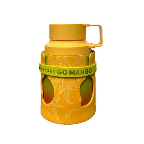 Armaf Odyssey Go Mango Eau de Parfum Spray - 3.4 Oz Aromatic Men's Fragrance, Fresh Fruity Uplifting EDP with Tropical Jasmine, Long Lasting Citrus Aromatic Notes for Smelling Good All Day, Long Lasting Fragrance