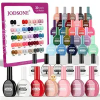 JODSONE Colors Gel Nail Polish Set Same Color Same Bottles 6 PCS of Functional Gel Polish