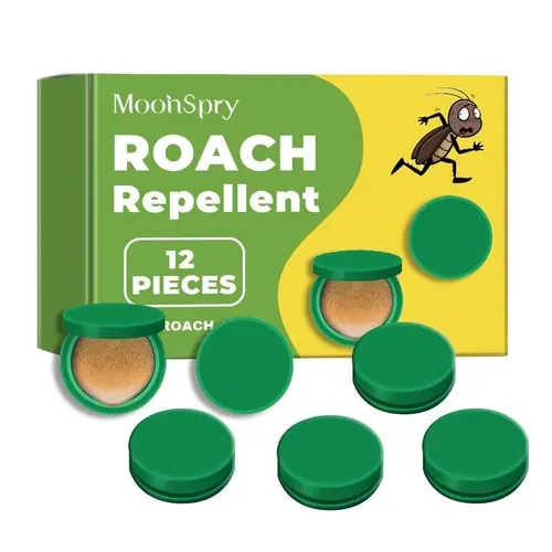 MoonSpry Roach Repellent, Domestic Dormitory Kitchen Powerful Cleaning Cockroach Exterminator Cockroach Gel Bait Pest Control Kit Rodent Repellent Pouches for Indoor & Outdoor Multi-Surface Microfiber Floor Mop roach killer indoor infestation