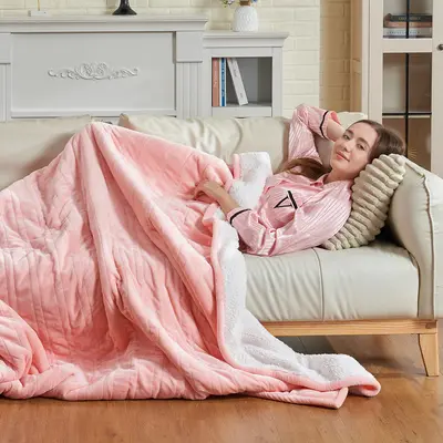 TEHANLD Electric Heated Throw Blanket Household Appliance - GentleSoft Flannel, 6 Heating Settings, 12H Automatic Auto-Off, Overheating Protection, Machine Washable Durable Multifunctional Blanket Gift Idea,sohochic