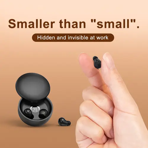 INSONIXN Invisible Silicone Sleep Earbuds - Wireless Bluetooth Audio Earbuds, Ultra-thin In-ear Headphones, 3D Stereo, Low Latency, Dual Noise Reduction, Sleep & Sports Modes, IPX5 Waterproof, Android Compatible, Charging Function, Electronic Gift