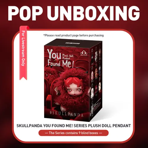 Unboxing-SKULLPANDA You Found Me! Series Plush Doll Pendant-3.0