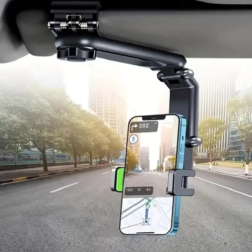 Joytutus Car Phone Mount Long Adjustable Arm, 360° Rotatable Anti Scratch Secure Clamp, Multi Angle Viewing Cell Phone Holder for Vehicle, Car Interior Accessories, Auto Accessories, for vlog video creators，Best Gift,toolupgrade