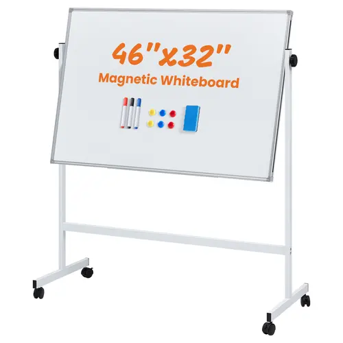 Rolling Whiteboard Double Sided , Magnetic  Board Dry Erase on Wheels, Dry Erase Board with Stand for School, Office and Home, Silver Aluminium Frame,back to school,back to school shopping,back to school haul,college school supplies