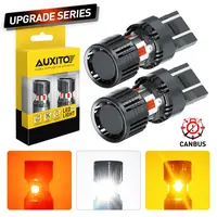 AUXITO Latest CANBUS LED Tail Brake Turn Signal Light Bulbs ,5800LM 600% Brighter,Built-in Resistor ,Anti Hyper Flash,Error-Free,Plug and Play,Reverse Backup Stop Light DRL/Parking Light，Select Bulb Model: 7440/7443 3156/3157 1157 1156/BA15S 7507/BAU15S