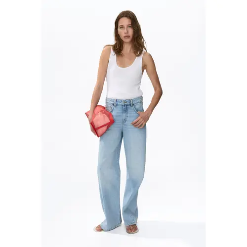 H&M Wide High Waist Jeans
