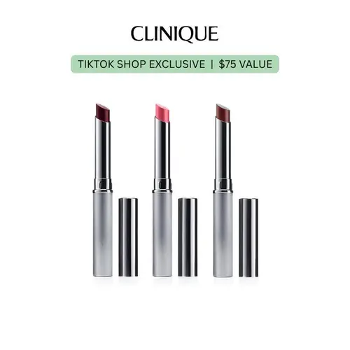 [Clinique] Almost Lipstick Honey Trio - Almost Lipstick in Black Honey, Pink Honey and Nude Honey | Sheer + Lightweight
