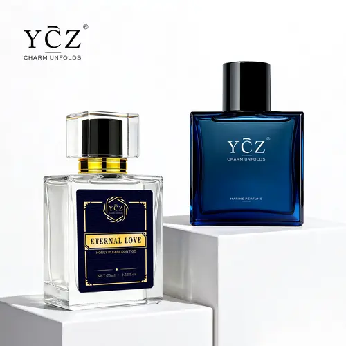 YCZ Marine&Exotic Fougère Men’s Fragrance Duo Set | Midnight Marine 1.7oz & Eternal Love 2.6oz EDP, Fresh Marine Woody & Spicy Fougère Scent, Magnetic & Bold Captivating, Long-Lasting Cologne for Daily Wear, Date Nights, Parties & Evening Social Occasions