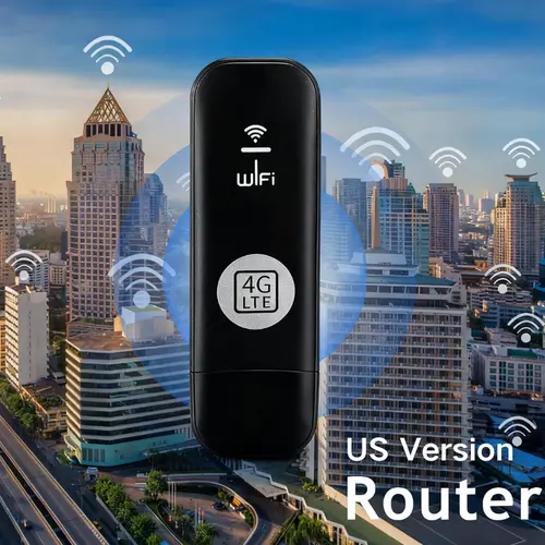 JOYTUTUS Slim 4G LTE Mobile Wireless WiFi Hotspot Router, 150Mbps Unlocked Portable Car Accessory USB Modem Dongle for Desktops, Notebooks, TVs (Requires Separate Data-Only SIM Card, Black, Tools and Gadgets Compatible),car accessories,toolupgrade