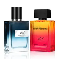 [YCZ] Men's Night Allure 2-Piece EDP Fragrance Duo Set, 2×1.7 fl oz Long Lasting Fragrance, Warm Spicy to Energetic Club Scents for Dates & Parties, Beauty Products Ideal for Boyfriend Birthday Gifts, Perfumes,sohochic