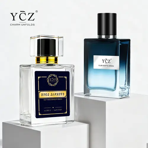 YCZ Men Luxury 2-Piece Fragrance Gift Set | Gent’s Club 50ml EDP + Carnival Eternal Love 75ml EDP | Aromatic & Spicy Woody Scent With Amber Oud & Lemon-Lime Notes | Long Lasting Masculine Scent For Nightclub, Ready Gift Packaging