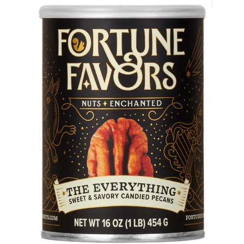 Fortune Favors The Everything Candied Pecans