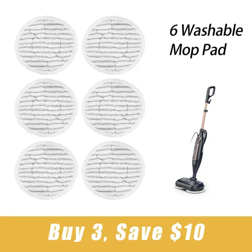 Washable Mop Pads/VM6 Steam Mop Compatible Mop Pad/ Replacement Mop Pad Set,sohochic