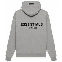 Fear of God Essentials Hoodie Dark Oatmeal OVER SIZE Casual Style Comfortable & Stylish for Everyday Wear