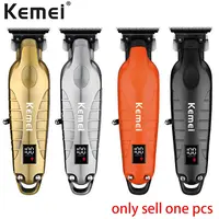 Kemei KM-2293 Metal-Body Digital Electric Hair Clippers, Professional Rechargeable Cordless Hair Trimmer, Hair Cutter for Men and Women Hair Trimmer Tool Cordless Hair Cutting