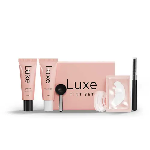 Luxe Cosmetics Eyebrow Tint Kit - Makeup Sets, Everyday Brow Solution with Naturally Derived Liquid Tube, Water-Resistant, Color Correction for All Skin Types