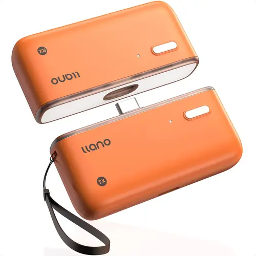 llano S850 Upgraded Type-C Wireless HDMI Transmitter and Receiver for Mobile Phones/Smartphones, 50M Range, 4K Decode Input, 1080P@60Hz Output, 5G+2.4G Plug&Play with Audio, Digital Products/Port-Enabled Devices Screen Mirroring Adapter,sohochic