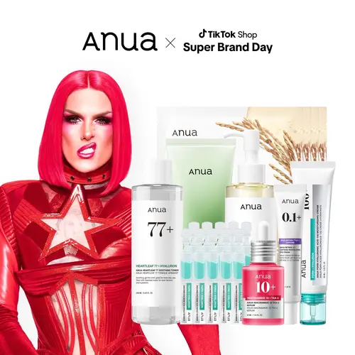 [Anua] Jeffree Star Approved TikTok Exclusive Glow up in a week bundle Bundle | Glow Essentials Korean Skincare Kit