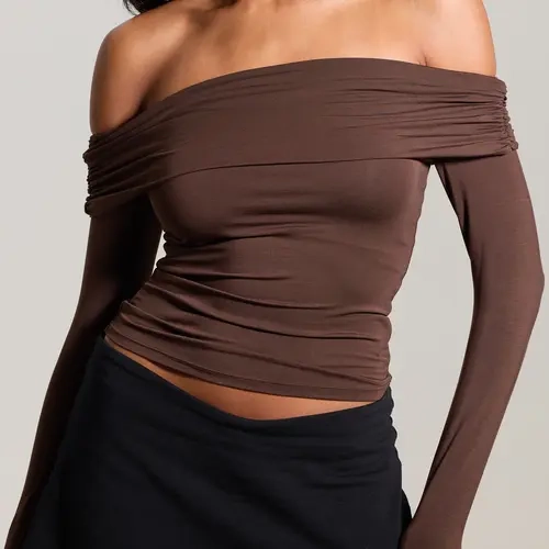 Fold Over Long Sleeve