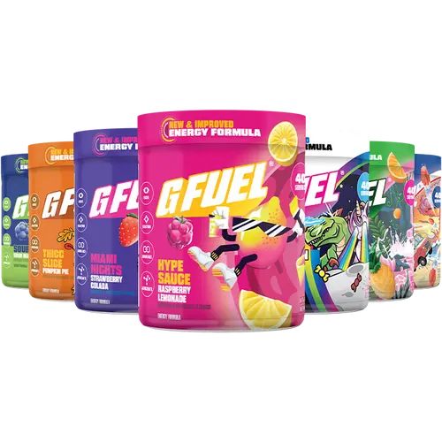 G FUEL Energy Formula 2.0 Powdered Drink Mix | 40 Servings Sport Energy Stamina Boost Caffeine Energy Boost