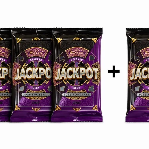 Wild Card Jackpot 1/1 Pack Stacked Deck 2026 3 +1 Packs Unique Series Collection 2026 Edition