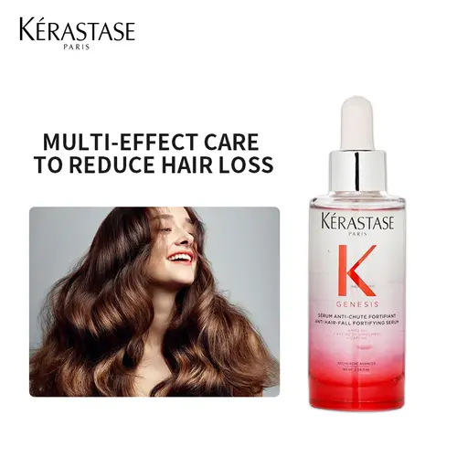 Kerastase Genesis Hair Serum | Daily Strengthening Treatment for Weak or Damaged Hair | Nourishes and Reinforces Hair | Anti-Breakage | Silicone-Free | For Weakened Hair | Serum Fortifiant ,90ml/3.04oz (Random Packing),back to school,sohochic