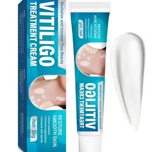 Herbal Vitiligo Support Cream - Asari & Ginger Herb Blend, Amaranth Nourish Tube Pack, Soothing Ointment for Sensitive Skin, Hydrating Pigmentation Corrector & Daily Adult Moisturizer