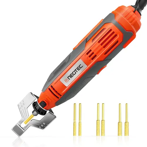 【toolupgrade】NEOTEC Electric Chainsaw Sharpener Kit, 3 in 1 Chainsaw File 180W Power Chain Saw Blade Sharpener Tool Titanium