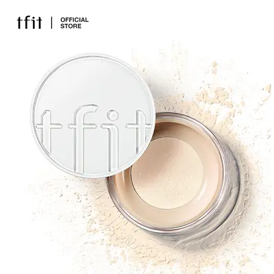 [TFIT OFFICIAL] Translucent Loose Setting Powder (7g/0.24 oz) - Korean Base Dusting Powder, Silky Smooth, Oil Control, Soft Matte, Pore Blurring, Color Correcting, 24H Fixing, 70% Oil Reduction, Lightweight, Non Toxic, Allergy-Friendly for Oily Skin,sohoc
