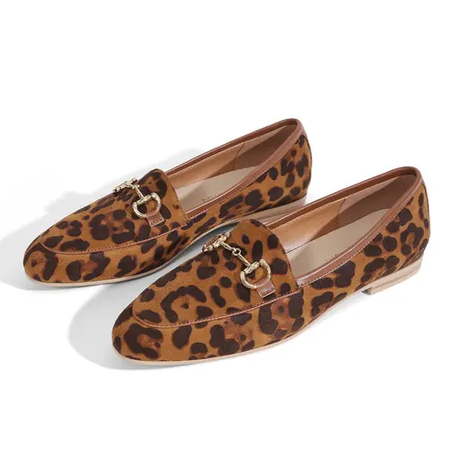 RONILURN Women's Synthetic Fabric Penny Loafers - Slip-In Round Toe Flats with Soft Rubber Sole, Comfortable Design for Business Casual, Office Work,sohochic