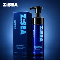 Z:SEA Men's pH-Balanced Intimate Wash - 150mL Gentle Daily Liquid Cleanser Bottle (with Box) for Adults, featuring 6 Plant Extracts, Botanical Nourishment, Odor Control, Anti-Itch Relief, Soothing Sensitive Skin, Fresh and Clean Light Freshness